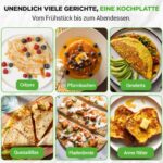 NutriChef Crepes Maker 32 cm mit abnehmbarer Wendeplatte – Profi-Crepes-Maker für zuhause – Bild 7