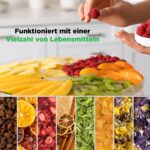 NutriChef Dörrautomat mit 5 Einschüben – Nährstoffschonendes Dörrgerät für Obst, Fleisch & Gemüse – Bild 3