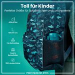 ION8 Kinder Trinkflasche 400ml Edelstahl – Auslaufsicher & Spülmaschinenfest – Bild 2