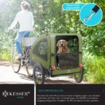 KESSER Hundeanhänger Boxer 2-in-1 Hundebuggy – 250L Fahrradanhänger für kleine bis mittelgroße Hunde – Bild 5
