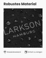 LARKSON Hundetragetasche Frida Schwarz – 2-in-1 Transporttasche für Hunde bis 10 kg – Bild 8