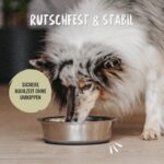 Rudelkönig Hundenapf 2er Set Edelstahl – 1.750 ml Futter- & Wassernapf für grosse Hunde – Bild 3
