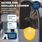 PfotenPass Flugtransporttasche 55×40×23 cm – Airline-zugelassene Hundetasche & Katzentransportbox – Bild 4