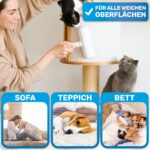 BluePet Tierhaarentferner wiederverwendbar mit Mini Fusselrolle – nachhaltig & waschbar – Bild 3