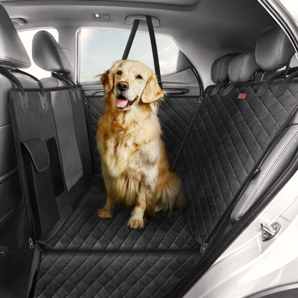 HELDENWERK Autoschondecke Hund Rücksitz – Wasserdicht, Kratzfest & Universal für alle Fahrzeuge