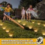 Solpex Solar Bodenleuchten 20er Set – Warmweiss LED Gartenbeleuchtung IP65 Wasserdicht – Bild 5