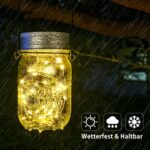 Solpex Solarlaterne 6er-Set mit 180 LEDs – Warmweisse Gartenleuchte IP44 wasserdicht – Bild 5