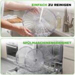 NutriChef Dörrautomat mit 5 Einschüben – 600W Dörrgerät für Obst, Fleisch & Gemüse – Bild 8