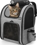 Pecute Haustier-Rucksack XL für Katzen & Hunde bis 10 kg – Atmungsaktiv & Wasserdicht