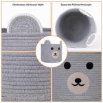 ACOHSY 30×30 cm Aufbewahrungskorb mit Tiermotiven – Kallax-kompatibel für Kinderzimmer – Bild 6