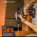 WORX WX352 20V Akku-Schlagbohrschrauber – Bürstenlos mit 60Nm & 2 Akkus – Bild 4
