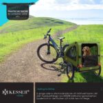 KESSER Hundeanhänger Boxer 2-in-1 Hundebuggy – 250L Fahrradanhänger für kleine bis mittelgroße Hunde – Bild 6