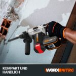 WORX WX380.9 Akku-Bohrhammer 20V – 3-in-1 Bohren, Hammerbohren & Meisseln – Bild 9