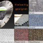 2x rendech® Profi Diamantscheibe 230mm – Trennscheibe für Beton, Stein & Granit – Bild 7
