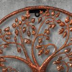 Schauer LED Solar Wanddeko Lebensbaum 40 cm – Metallkunst mit warmweisser Beleuchtung – Bild 6