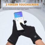 WEIVIOQ Beheizte Innenhandschuhe mit Akku – 6h Laufzeit, 3 Heizstufen & Touchscreen – Bild 4