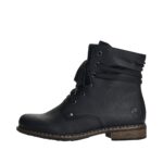 Rieker Damen Schnürstiefel 71229 – Komfort Stiefel mit Warmfutter & Reißverschluss – Bild 9