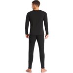 SIMIYA Herren Thermounterwäsche Set mit Innenfleece – Wärmefunktionswäsche für Winter – Bild 4