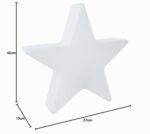 8 seasons design LED Weihnachtsstern 40cm RGB Farbwechsel – dimmbar mit Fernbedienung für innen & aussen – Bild 7