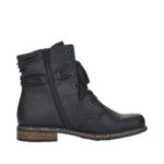 Rieker Damen Schnürstiefel 71229 – Winterstiefel mit Warmfutter & Reissverschluss – Bild 6