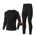 SIMIYA Herren Thermounterwäsche Set mit Innenfleece – Warme Funktionsunterwäsche für Winter – Bild 8
