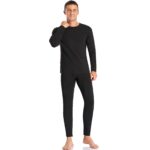 SIMIYA Herren Thermounterwäsche Set mit Innenfleece – Warme Funktionsunterwäsche für Winter – Bild 3