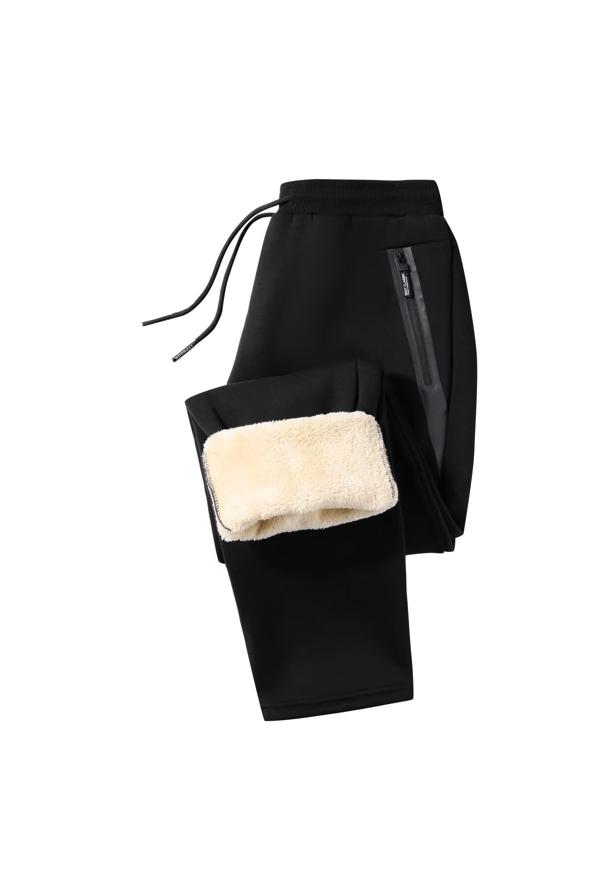 51Yip-mIWWL._SY1799_.jpg PrimeCrest Jogginghose Herren gefüttert – Thermo Sporthose für Winter & Training – Bild 1