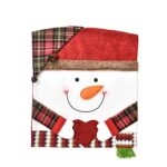 3er Set Weihnachts-Stuhlhussen für Esszimmerstühle – Festliche Dekoration Stil A – Bild 9