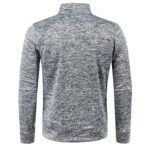 Aoouekul Half-Zip Pullover Herren – Oversize Arbeitspullover mit hohem Kragen für Winter – Bild 4