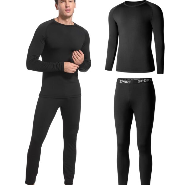 Homord Thermounterwäsche Herren Set – Funktionsunterwäsche für Winter & Wintersport