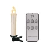 30er LED Kerzen Lichterkette Warmweiss – Fernbedienung Flammenlose Weihnachtskerzen – Bild 5