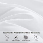 Aisbo Winterbettdecke 220x240 cm mit 450 GSM – Wärmende Steppdecke für kalte Nächte – Bild 5