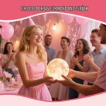 ACED Mondlampe 18 cm mit 128 Farben & 3D-Druck – LED Nachtlicht mit Fernbedienung – Bild 4