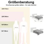 WAVVE Fleecedecke 220x240 cm – Premium Mikrofaser Kuscheldecke mit 260 GSM für Bett & Sofa – Bild 8