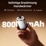 FANDLISS Handwärmer 2er-Set, 8000mAh mit 3 Wärmestufen – Wiederverwendbar für Winter & Outdoor – Bild 5