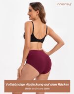 INNERSY 5er Pack Damenslips Baumwolle Hohe Taille – Atmungsaktiv & Komfortabel – Bild 3
