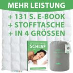 Welldora Winterdecke 135x200 cm – Premium Daunen- & Federdecke mit 650 GSM – Bild 7