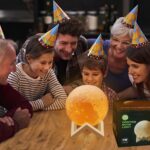 ACED Mondlampe 15 cm mit 128 Farben & 3D-Druck – USB Nachtlicht mit Fernbedienung – Bild 8