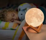 ACED Mondlampe 15 cm mit 128 Farben & 3D-Druck – USB Nachtlicht mit Fernbedienung – Bild 9