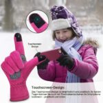 Arcweg Kinder-Winterhandschuhe Fleece mit Touchscreen – Warm & rutschfest für Sport – Bild 3