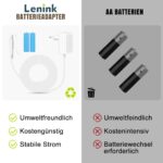 Lenink 3V Netzteil Batterieadapter – Ersatz für 2×AA Batterien, Smart Home kompatibel – Bild 4