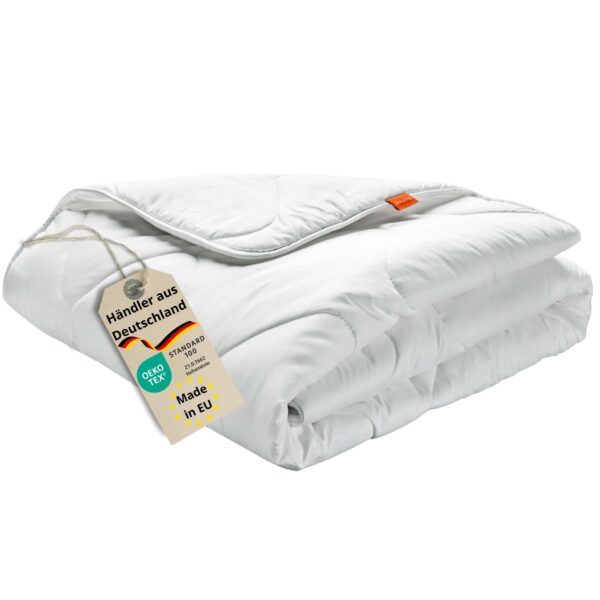 sleepling Winter Bettdecke 135x200 cm – Wärmende Winterdecke mit Mikrofaser, Made in EU