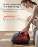 RENPHO Fussmassgaegerät mit Wärmefunktion – Shiatsu Elektromassage bis Grösse 47 – Bild 3