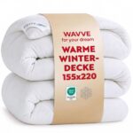 WAVVE Winterdecke 155x220 cm mit Mikrofaser – Wärmende Steppdecke für erholsamen Schlaf
