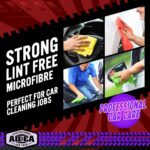 AIDEA Mikrofasertücher 100er Set 30x30 cm – Fusselfreie Reinigungstücher für Auto & Haushalt – Bild 3