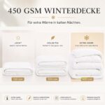 WAVVE Winterbettdecke 135x200 cm – Wärmende Steppdecke aus Mikrofaser – Bild 5
