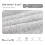 MIKAFEN Baby Schlafsack Langarm mit Füssen 2.0 Tog – Ganzjahres Schlafanzug für Babys – Bild 5
