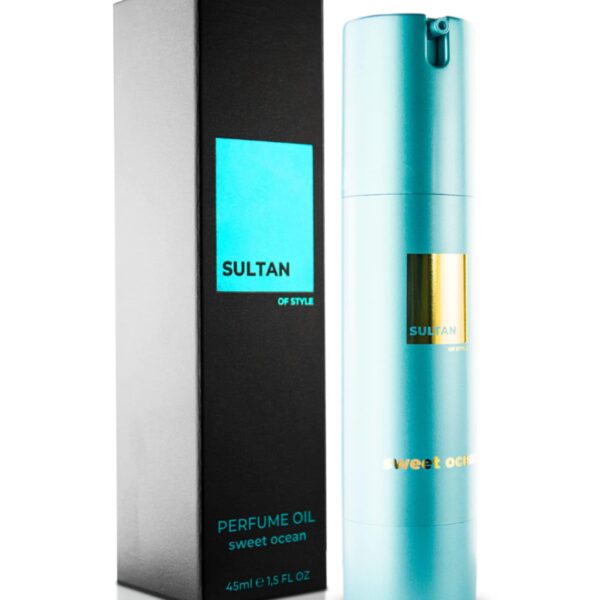 Sultan of Style Sweet Ocean Parfum Öl für Herren – Alkoholfreier Duft mit Argan- & Jojobaöl