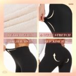 Missluck Thermo-Leggings Damen mit Fleecefutter – Warme Winterleggings High Waist – Bild 3