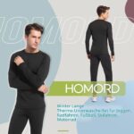 Homord Thermounterwäsche Herren Set – Funktionsunterwäsche für Winter & Wintersport – Bild 4